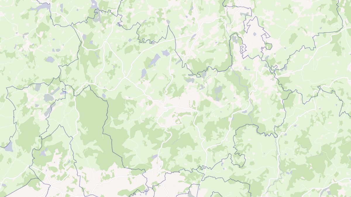 Aperçu cartographique de Champagnat, centré sur la commune