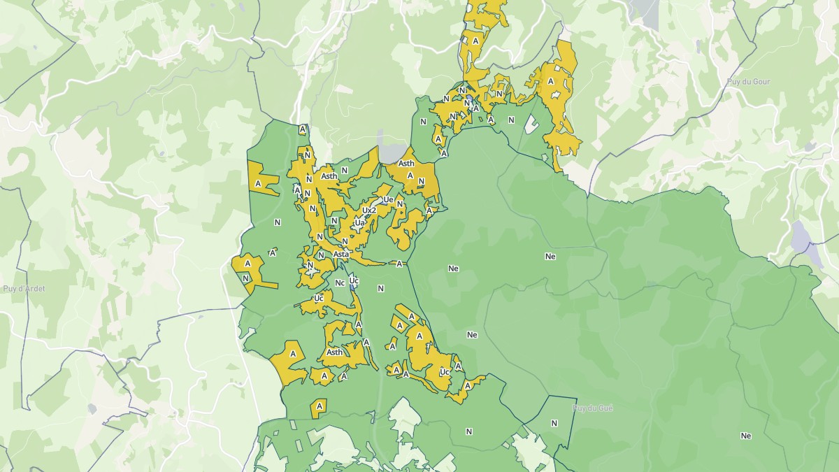Aperçu cartographique de Clairavaux, centré sur la commune