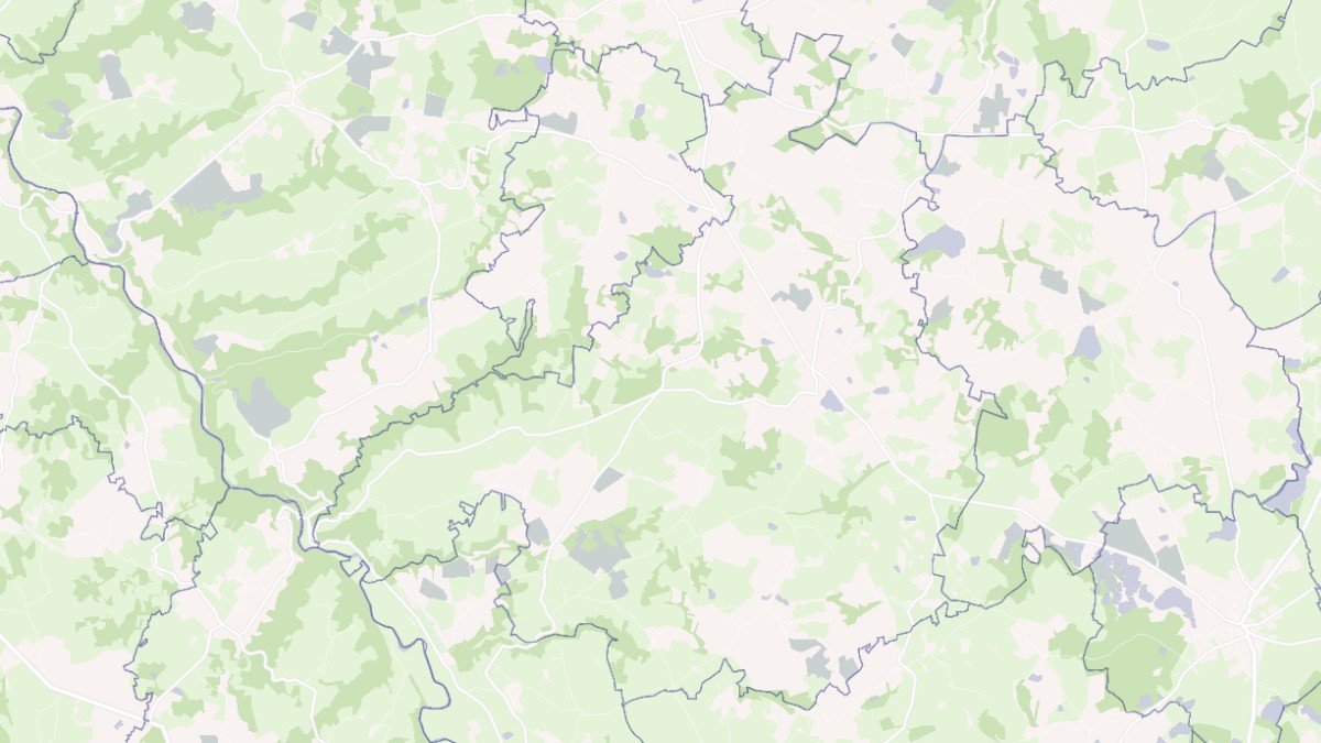 Aperçu cartographique de Cressat, centré sur la commune