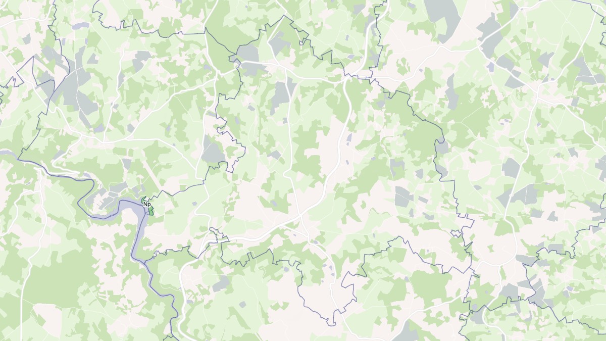 Aperçu cartographique de Jouillat, centré sur la commune