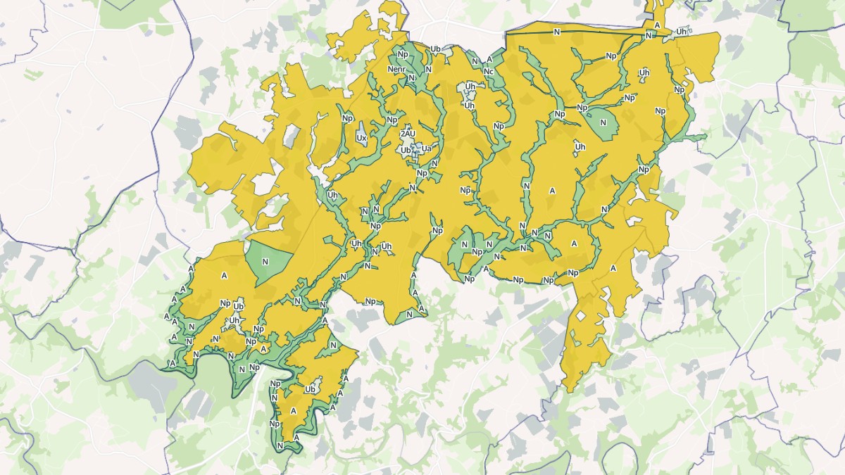 Aperçu cartographique de Lourdoueix-Saint-Pierre, centré sur la commune