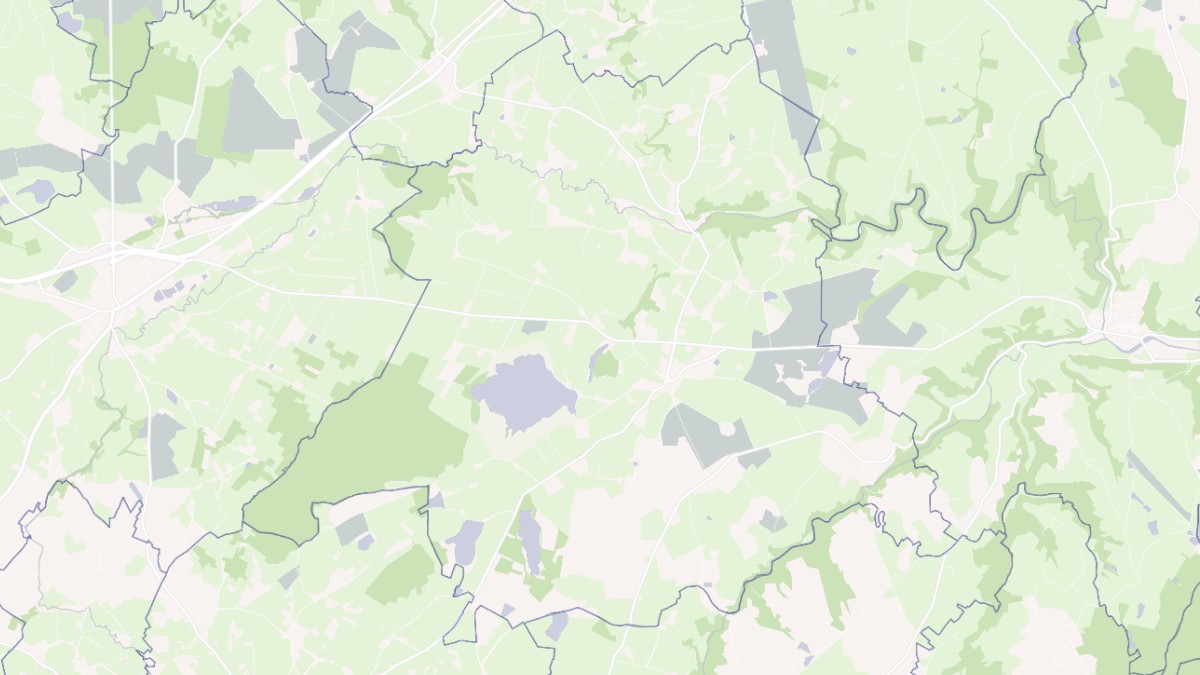 Aperçu cartographique de Lussat, centré sur la commune