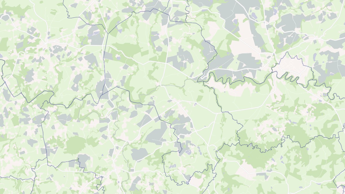 Aperçu cartographique de Malleret-Boussac, centré sur la commune