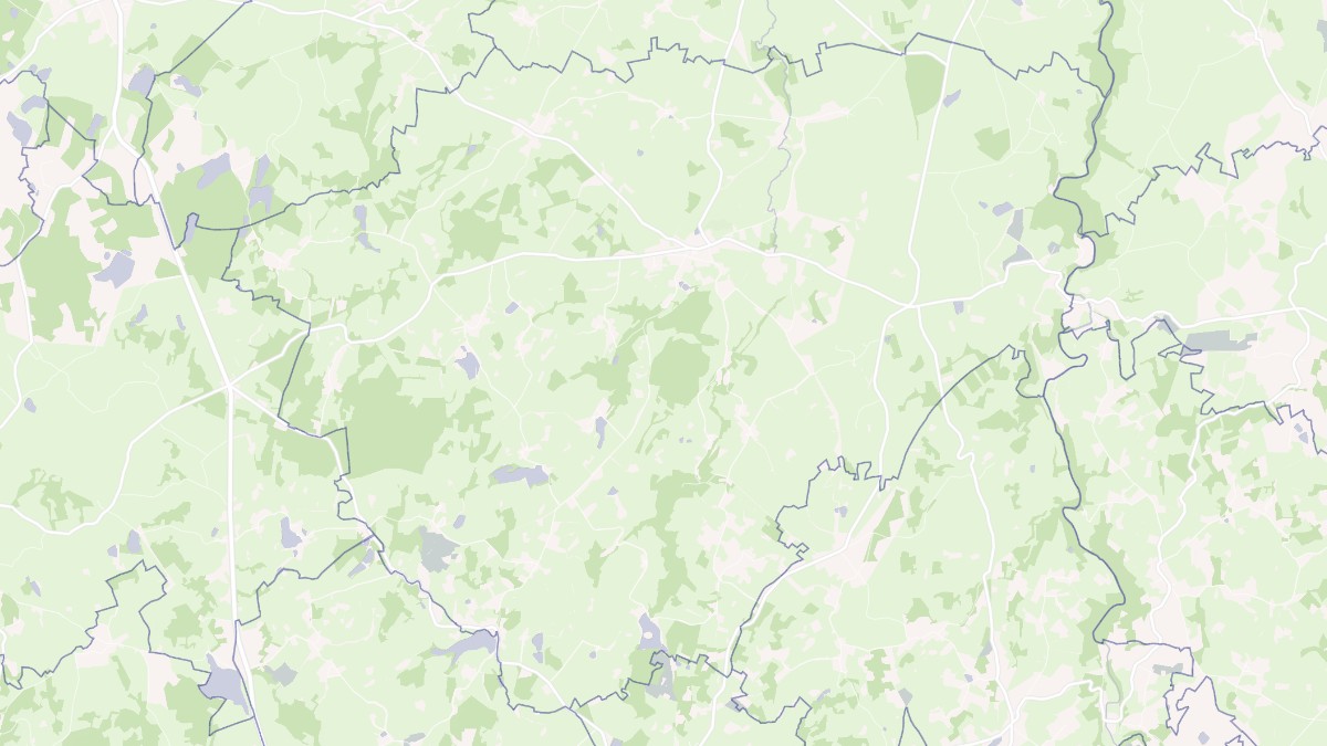Aperçu cartographique de Peyrat-la-Nonière, centré sur la commune