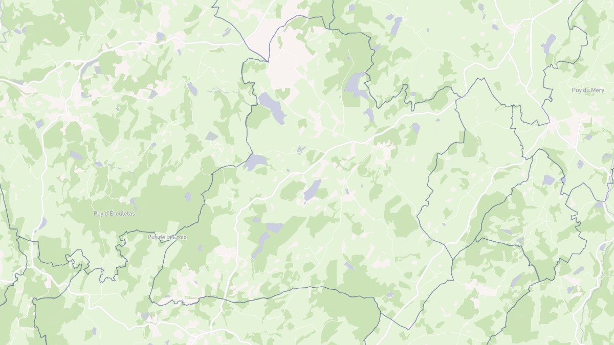 Aperçu cartographique de Sermur, centré sur la commune