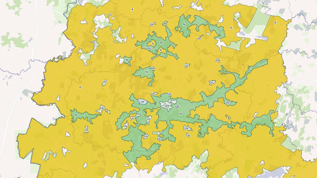 Aperçu cartographique de Saint-Agnant-de-Versillat, centré sur la commune