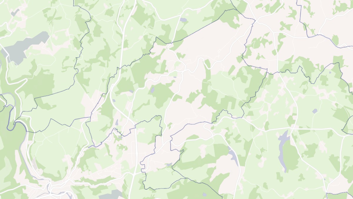 Aperçu cartographique de Saint-Amand, centré sur la commune