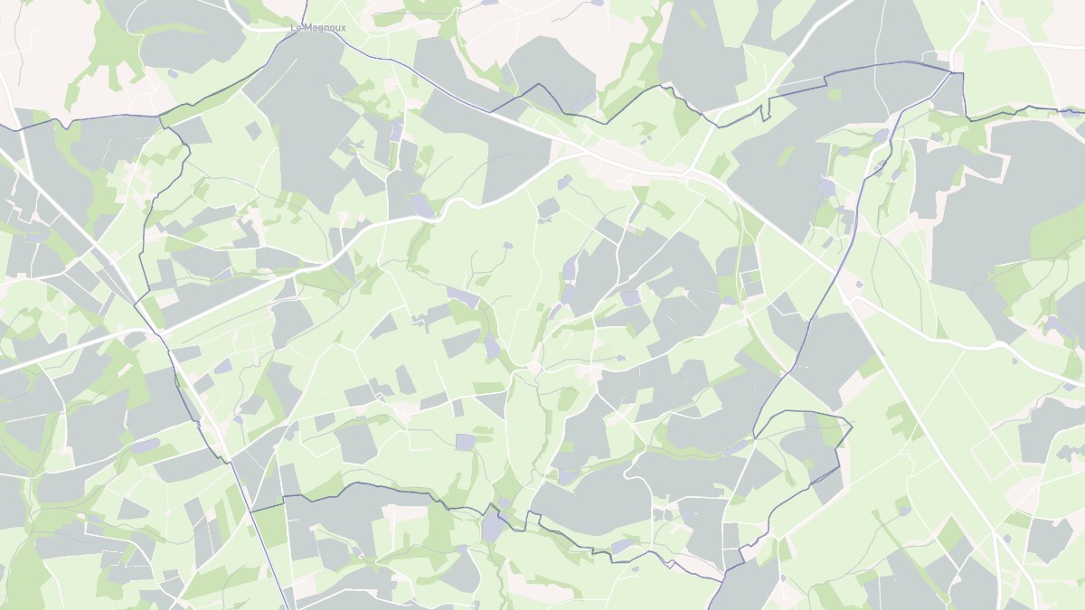 Aperçu cartographique de Saint-Marien, centré sur la commune