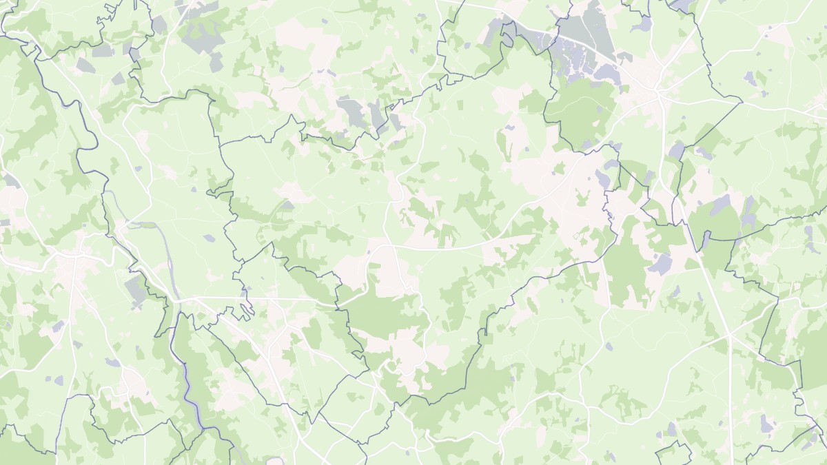 Aperçu cartographique de Saint-Pardoux-les-Cards, centré sur la commune