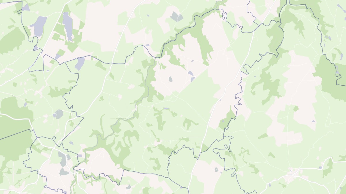 Aperçu cartographique de Tardes, centré sur la commune