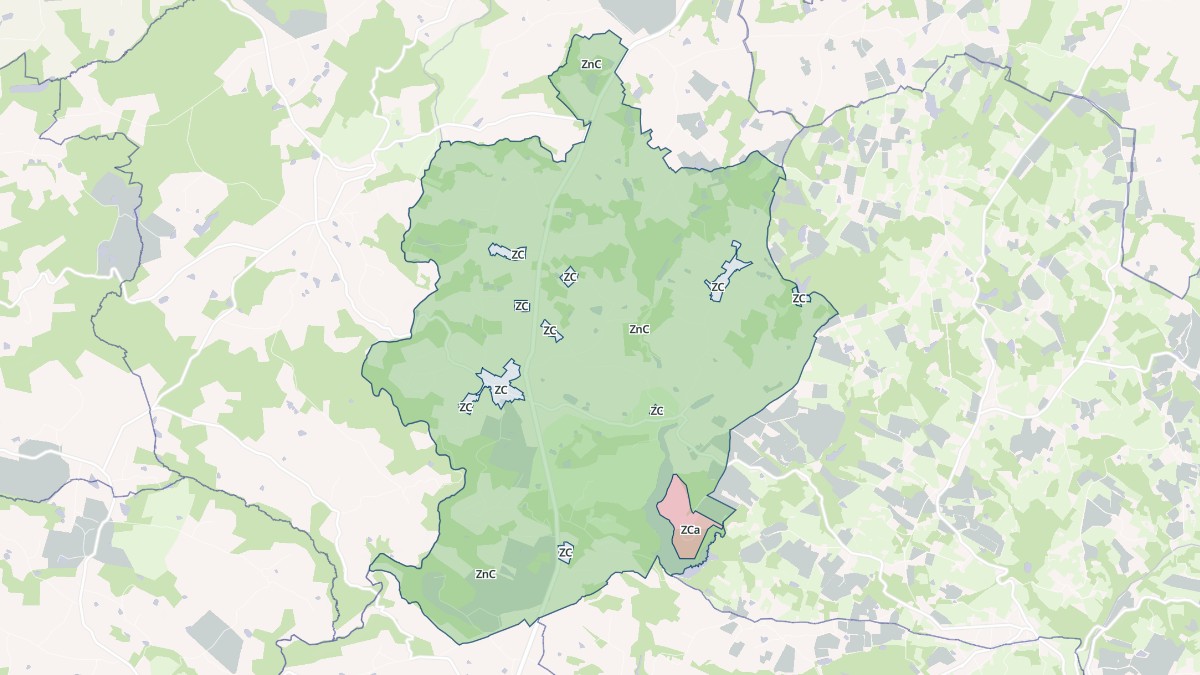 Aperçu cartographique de Angoisse, centré sur la commune