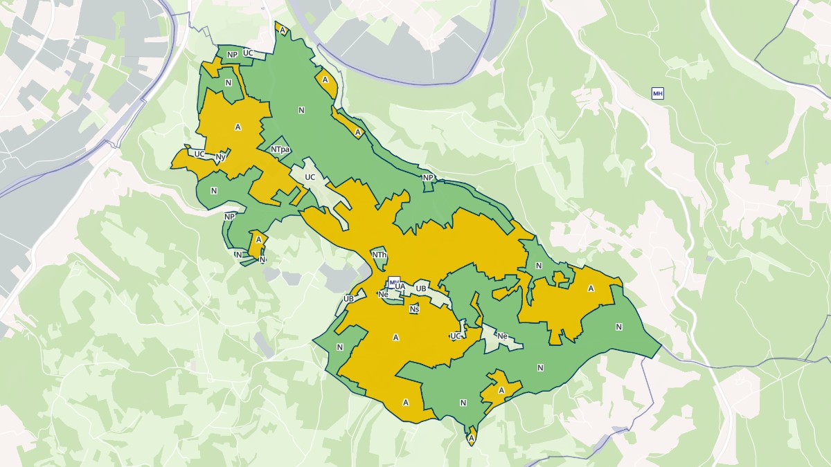 Aperçu cartographique de Audrix, centré sur la commune
