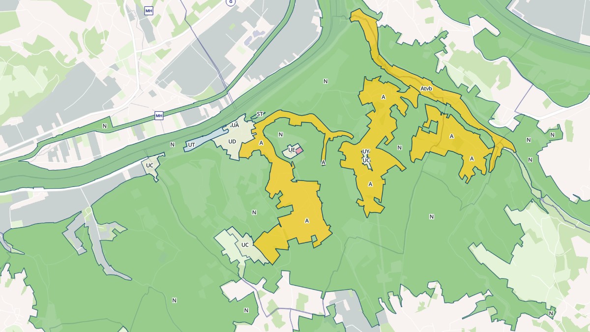 Aperçu cartographique de Badefols-sur-Dordogne, centré sur la commune