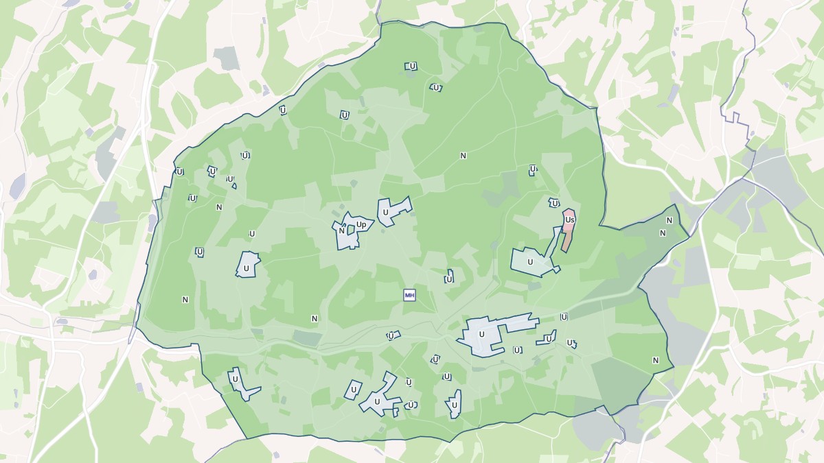 Aperçu cartographique de Beauregard-et-Bassac, centré sur la commune