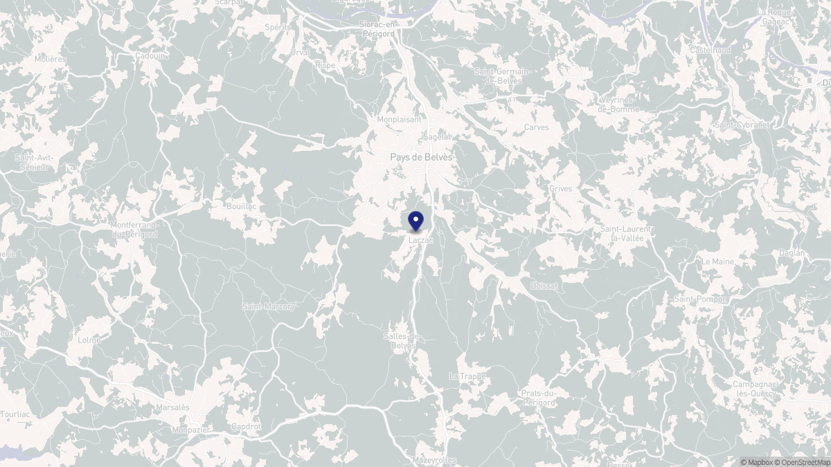 Aperçu cartographique de Pays de Belvès, centré sur la commune