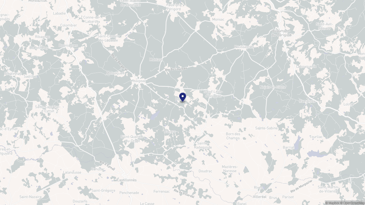 Aperçu cartographique de Boisse, centré sur la commune