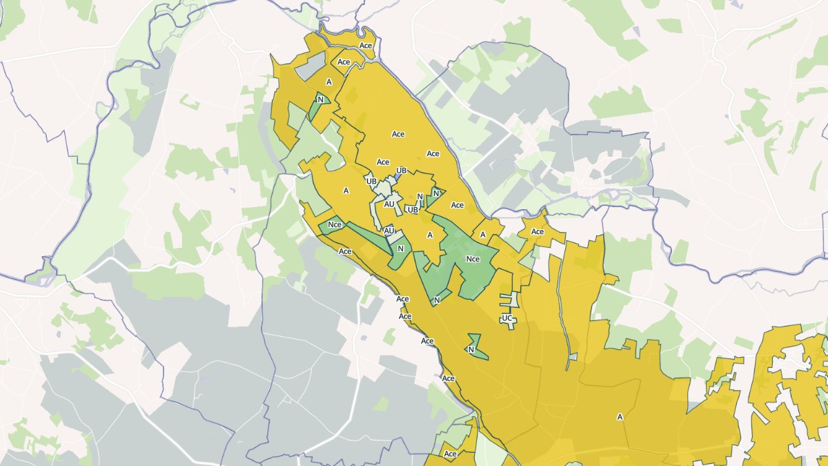Aperçu cartographique de Bourg-du-Bost, centré sur la commune