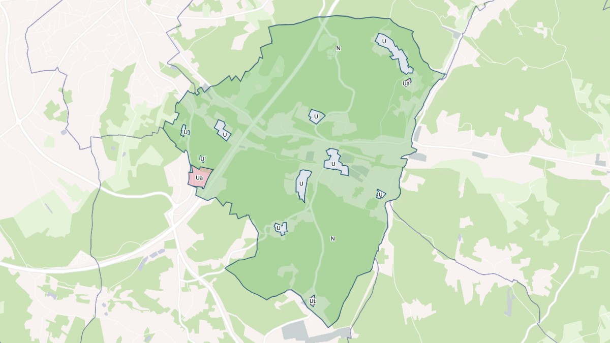 Aperçu cartographique de Bourgnac, centré sur la commune