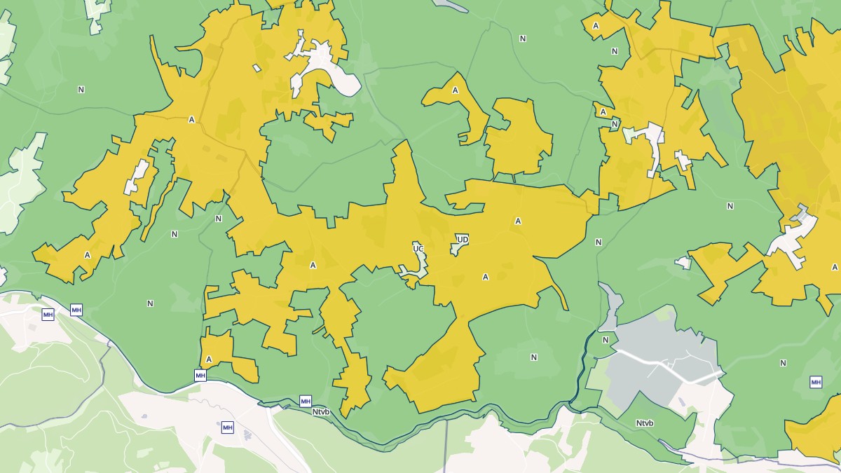 Aperçu cartographique de Bourniquel, centré sur la commune