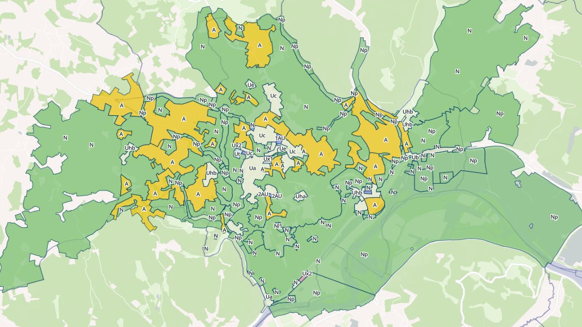 Aperçu cartographique de Carlux, centré sur la commune