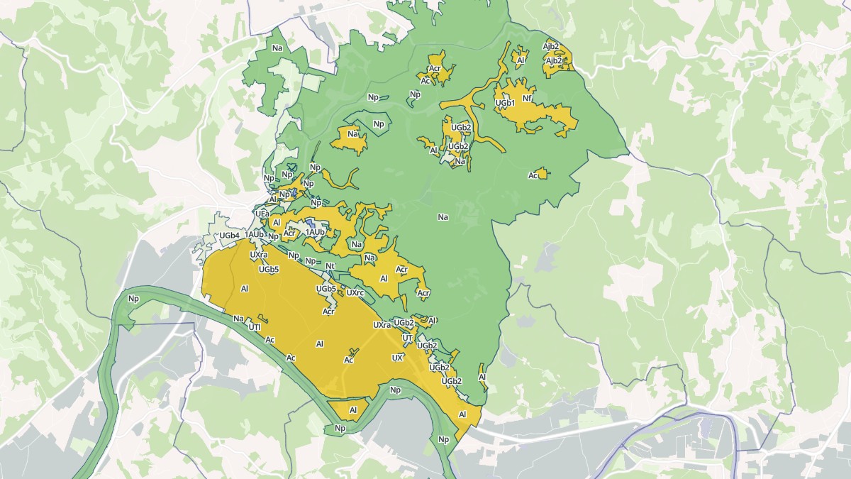 Aperçu cartographique de Castels et Bézenac, centré sur la commune