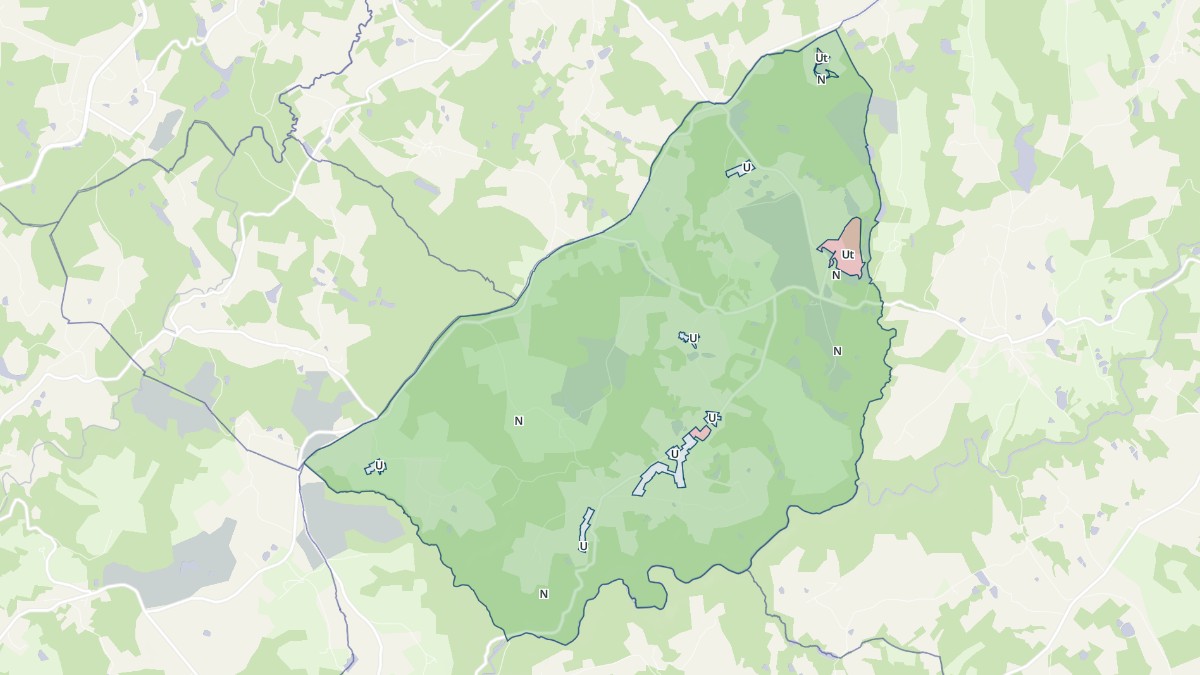 Aperçu cartographique de Champs-Romain, centré sur la commune