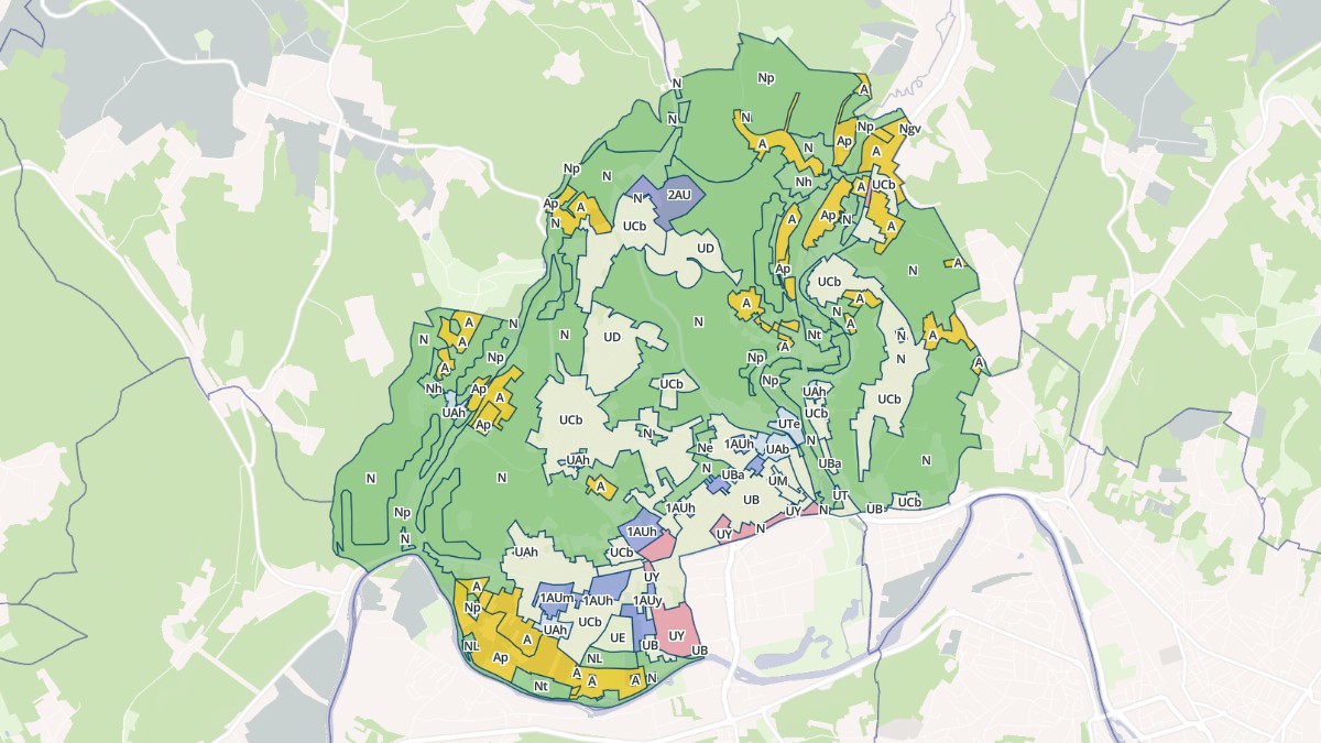 Aperçu cartographique de Chancelade, centré sur la commune