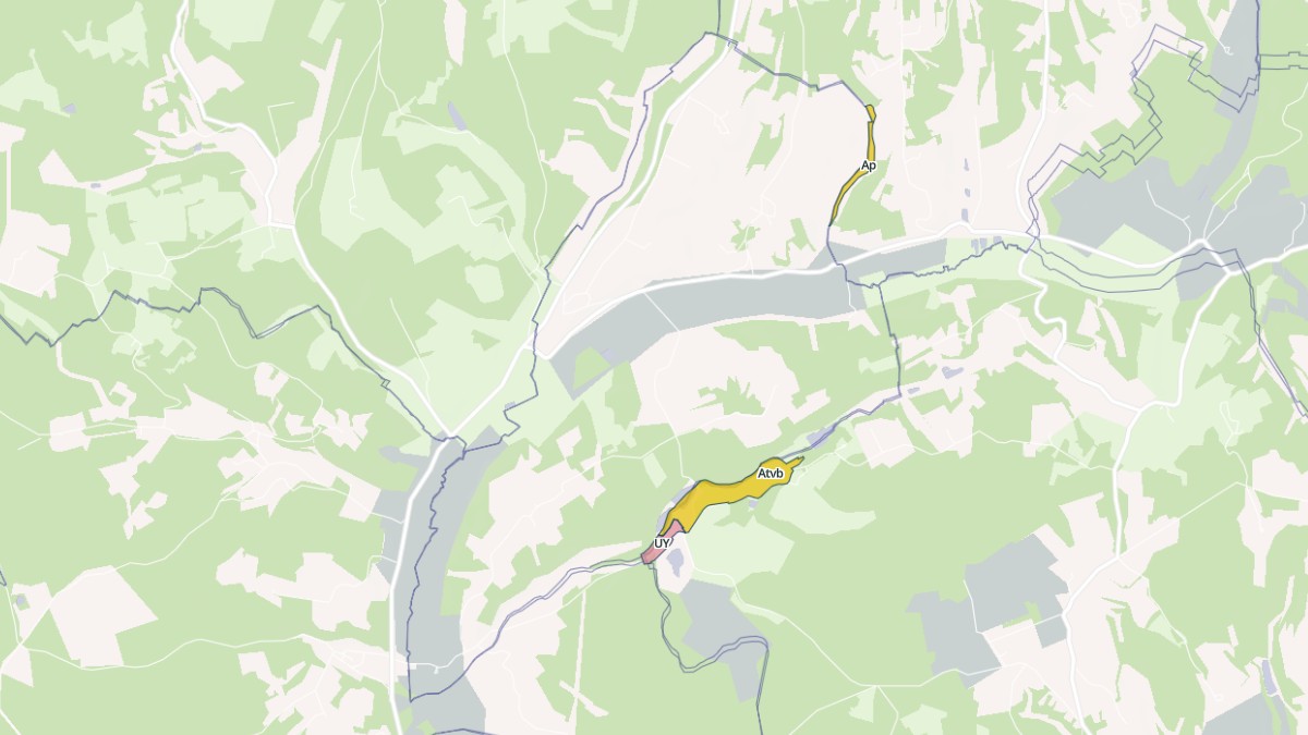 Aperçu cartographique de Clermont-de-Beauregard, centré sur la commune