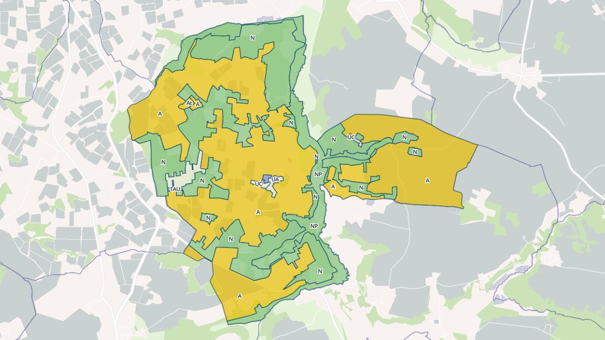 Aperçu cartographique de Conne-de-Labarde, centré sur la commune