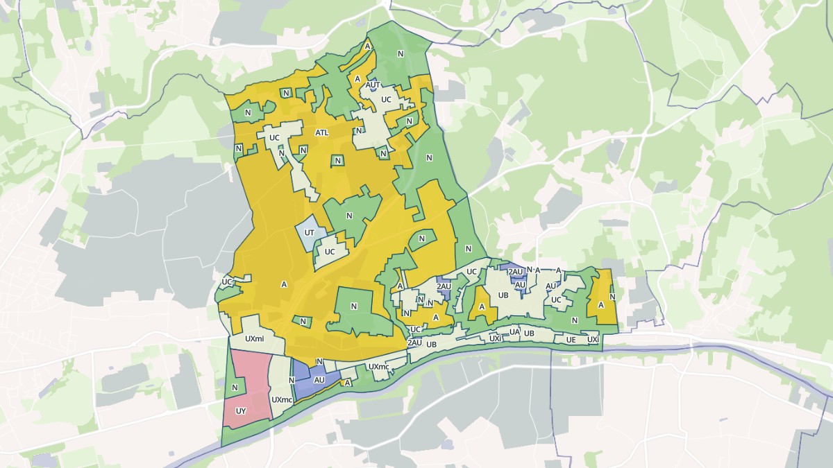 Aperçu cartographique de Creysse, centré sur la commune