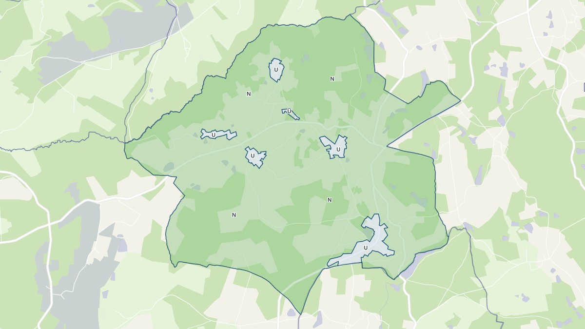 Aperçu cartographique de Étouars, centré sur la commune