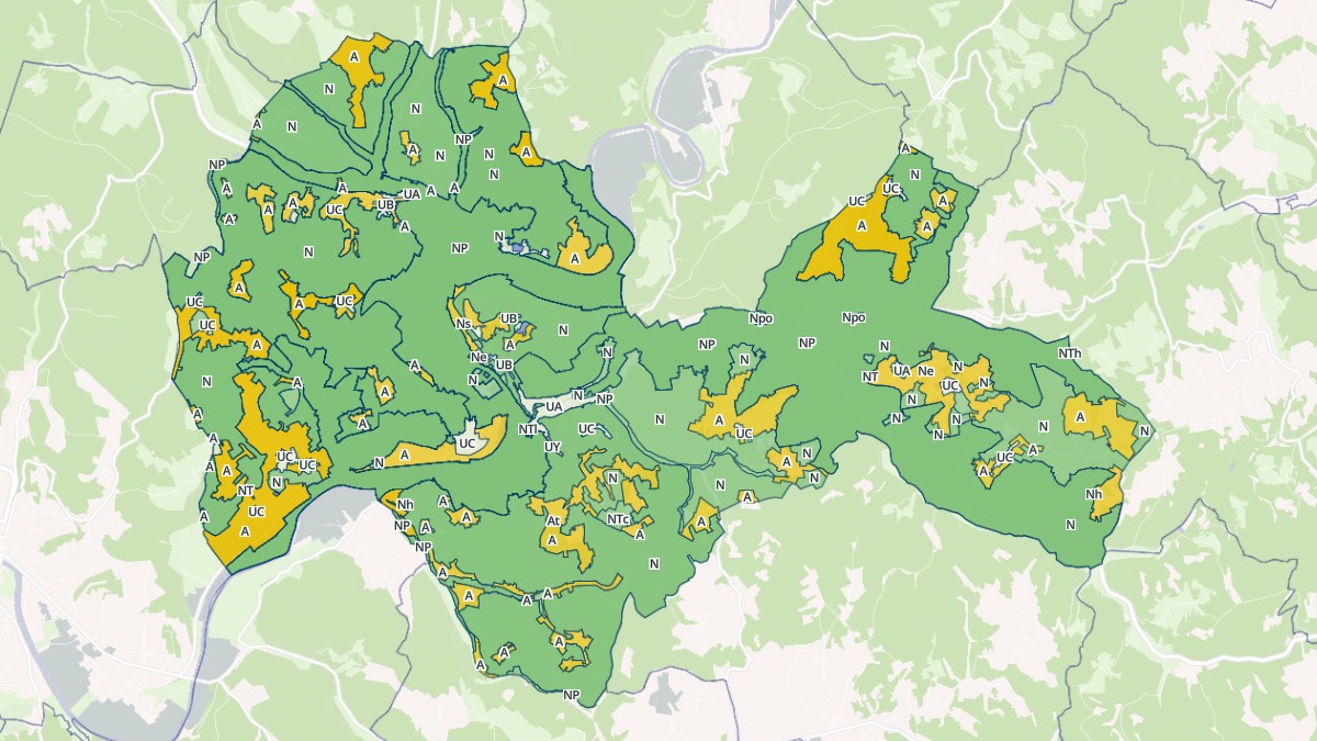 Aperçu cartographique de Les Eyzies, centré sur la commune