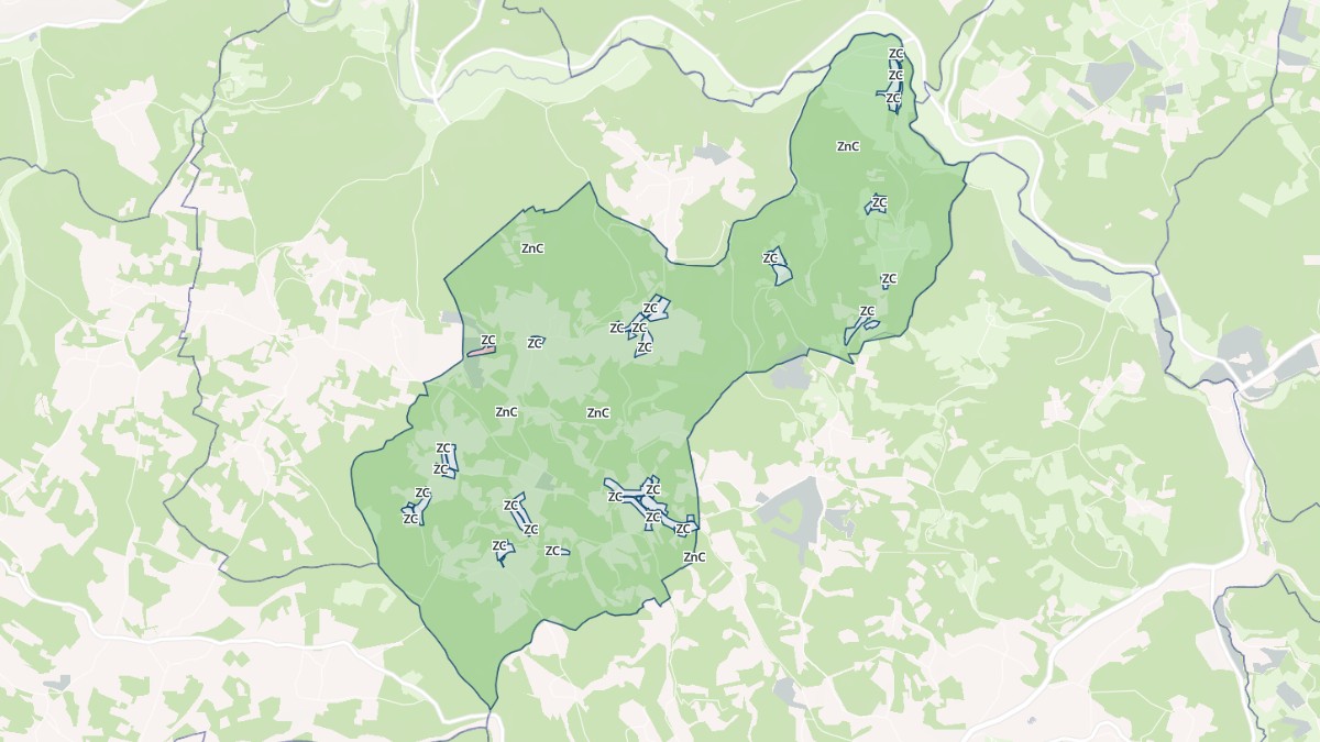 Aperçu cartographique de Florimont-Gaumier, centré sur la commune