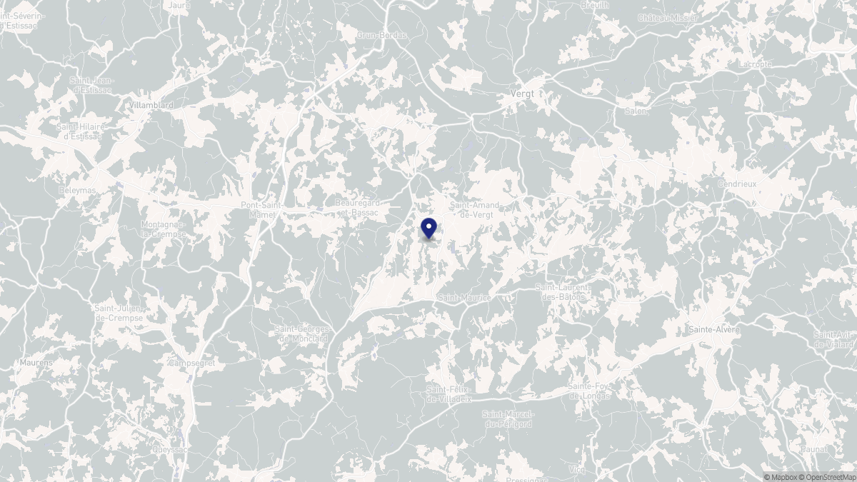 Aperçu cartographique de Fouleix, centré sur la commune