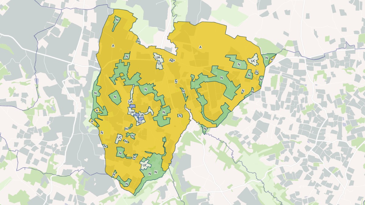 Aperçu cartographique de Gageac-et-Rouillac, centré sur la commune