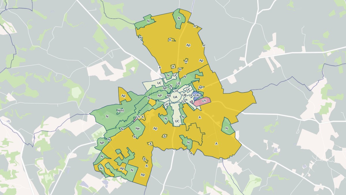 Aperçu cartographique de Issigeac, centré sur la commune