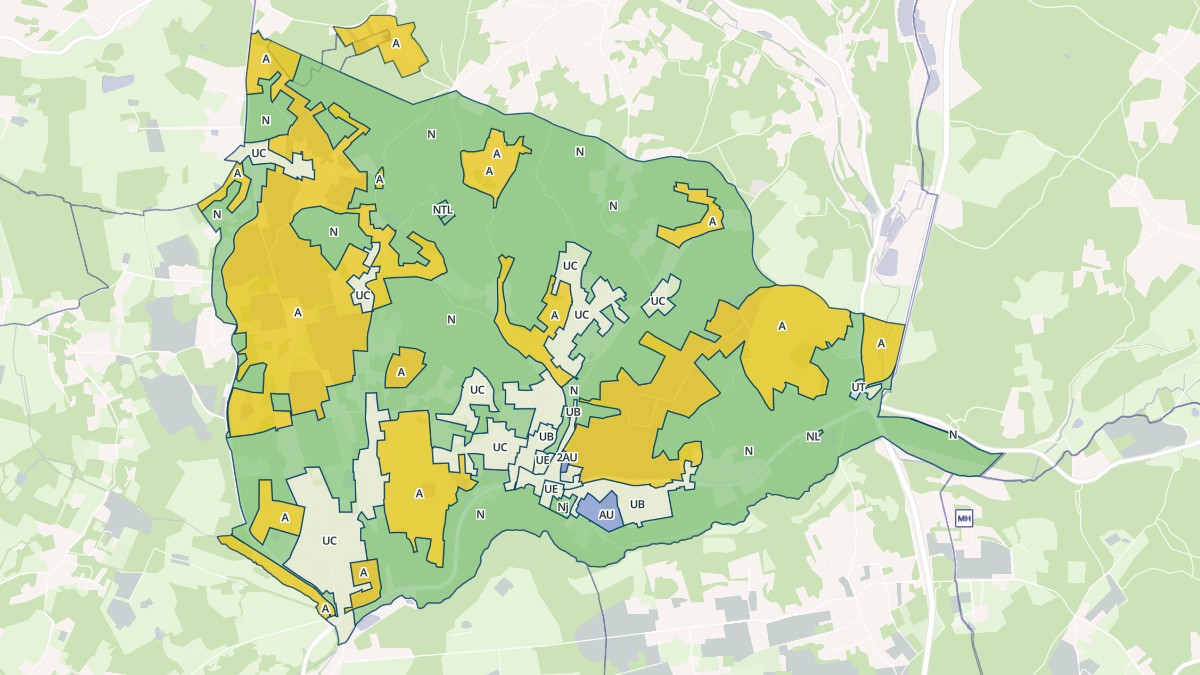 Aperçu cartographique de Lembras, centré sur la commune