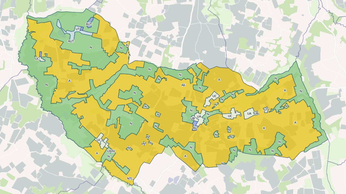Aperçu cartographique de Monestier, centré sur la commune