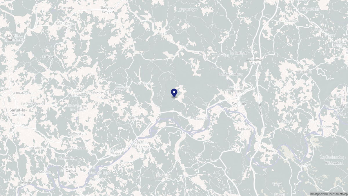 Aperçu cartographique de Pechs-de-l'Espérance, centré sur la commune