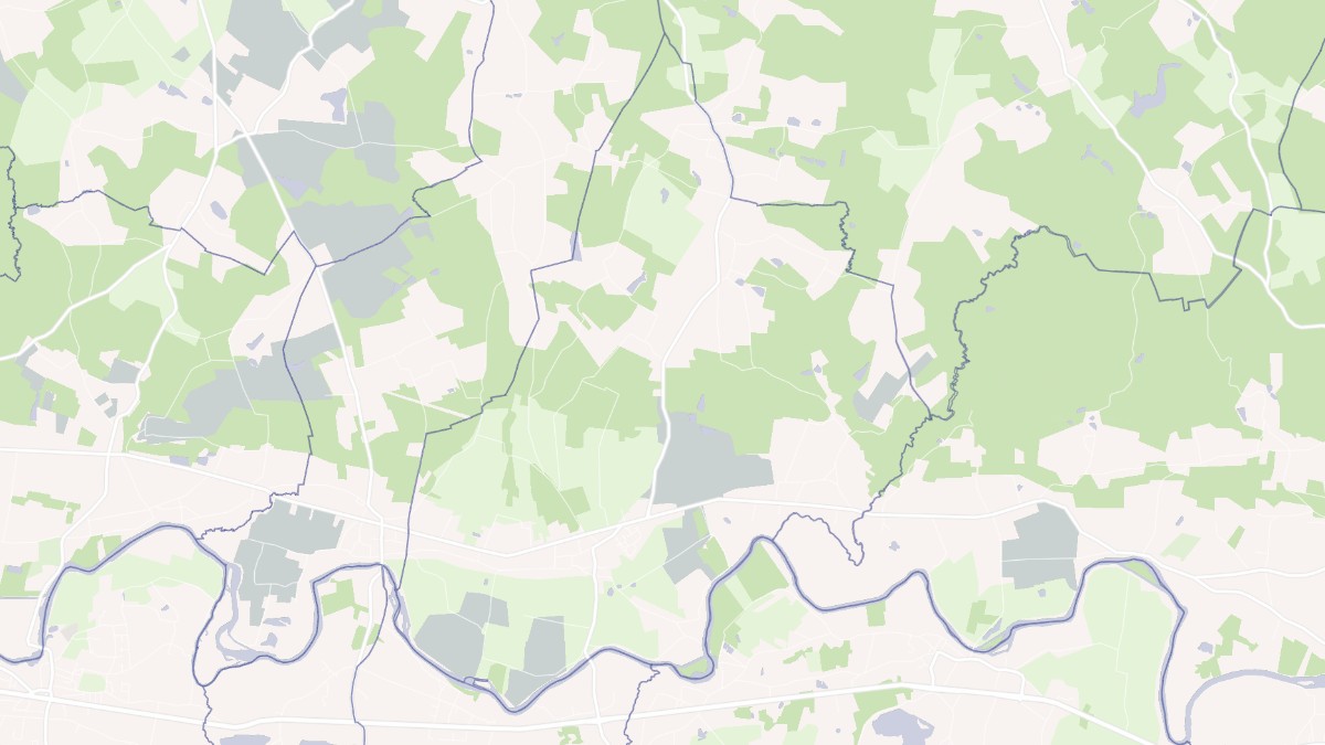 Aperçu cartographique de Le Pizou, centré sur la commune