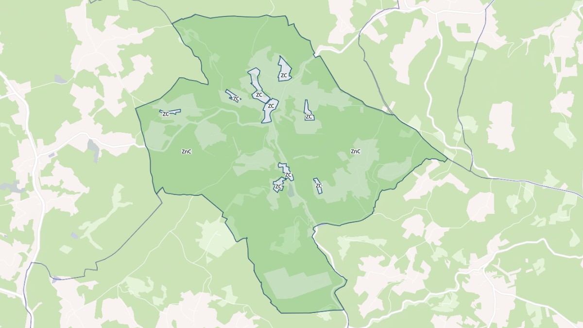 Aperçu cartographique de Prats-du-Périgord, centré sur la commune