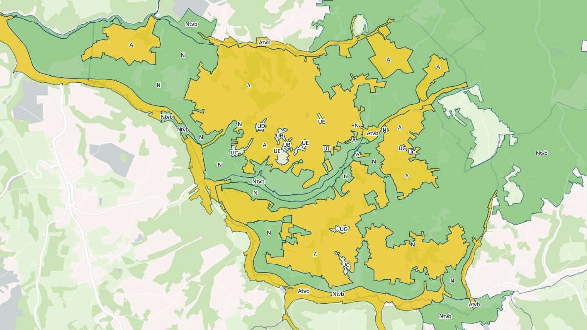 Aperçu cartographique de Saint-Avit-Sénieur, centré sur la commune