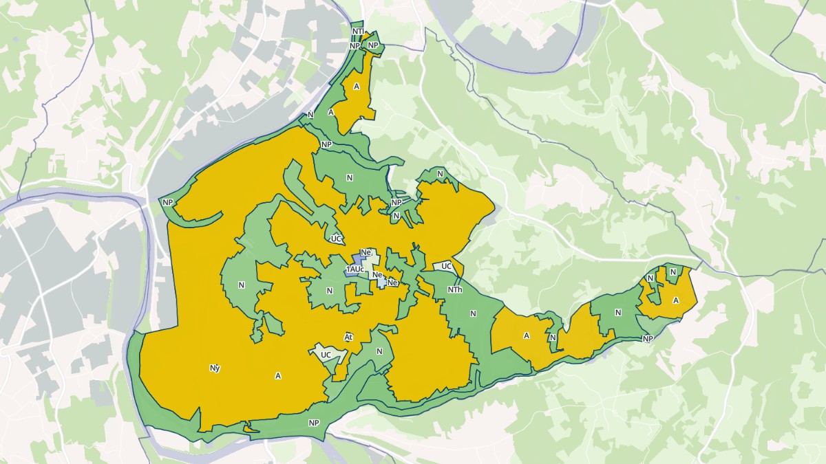 Aperçu cartographique de Saint-Chamassy, centré sur la commune