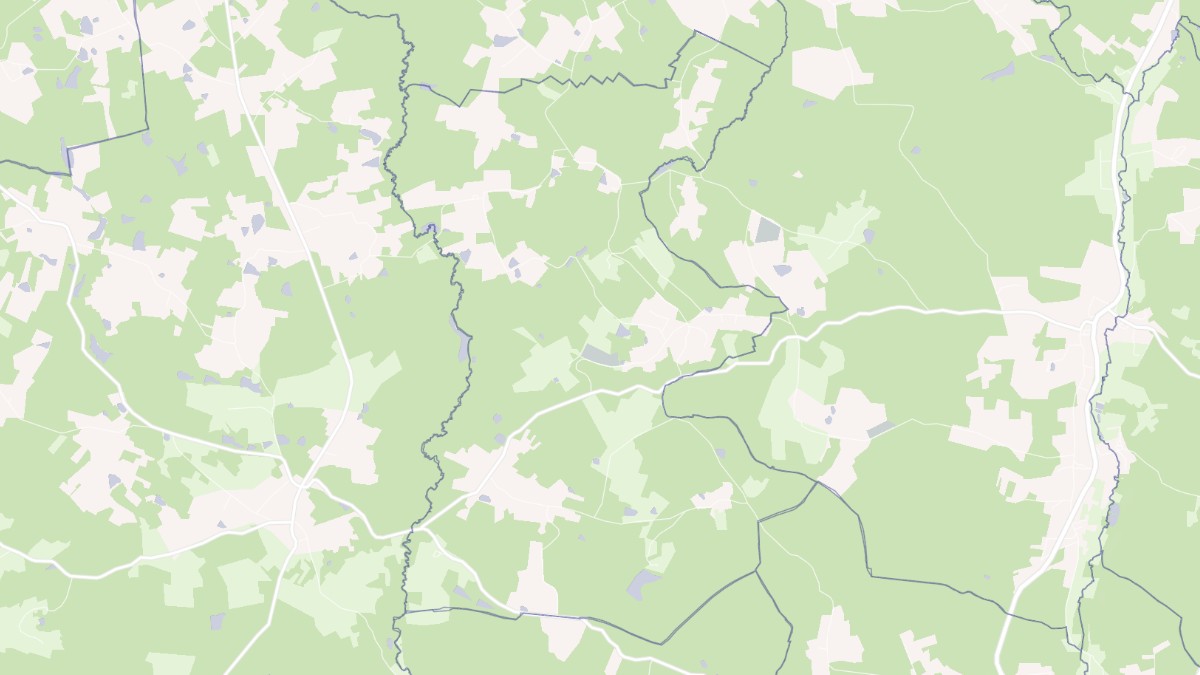 Aperçu cartographique de Saint-Étienne-de-Puycorbier, centré sur la commune