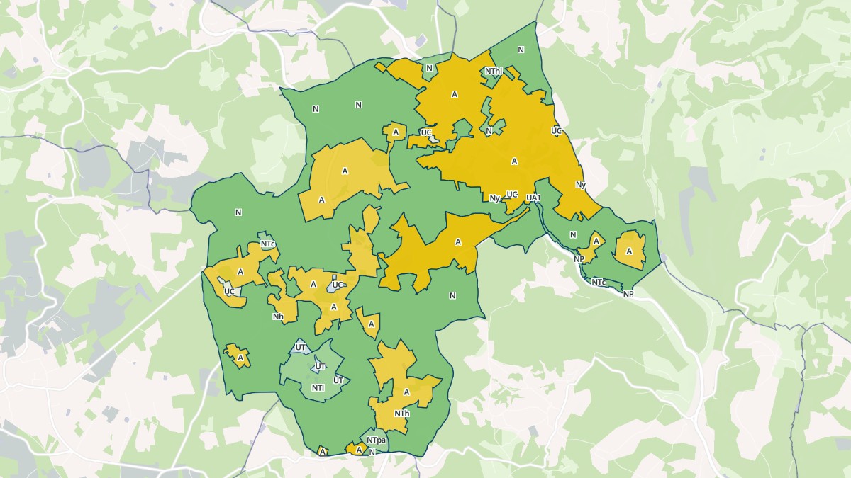 Aperçu cartographique de Saint-Félix-de-Reillac-et-Mortemart, centré sur la commune