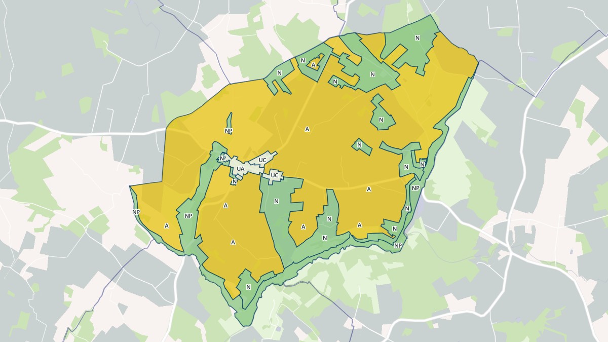 Aperçu cartographique de Saint-Léon-d'Issigeac, centré sur la commune