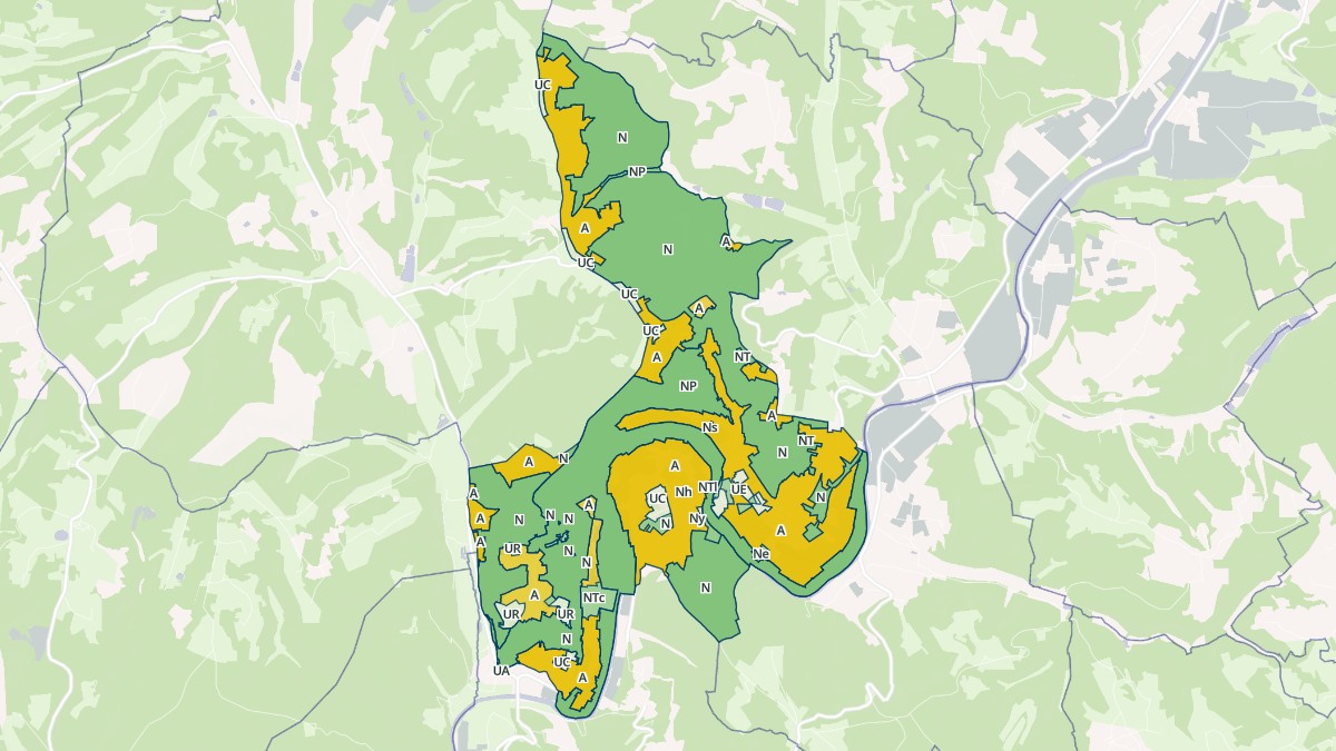 Aperçu cartographique de Saint-Léon-sur-Vézère, centré sur la commune