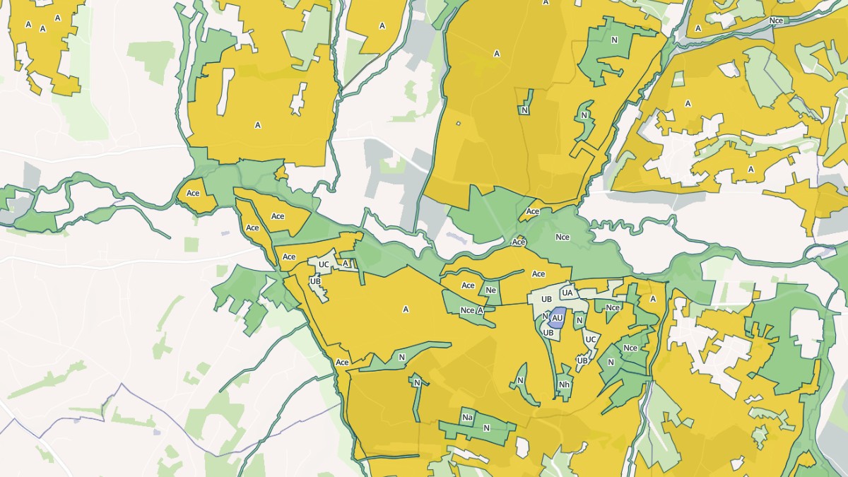 Aperçu cartographique de Saint-Méard-de-Drône, centré sur la commune