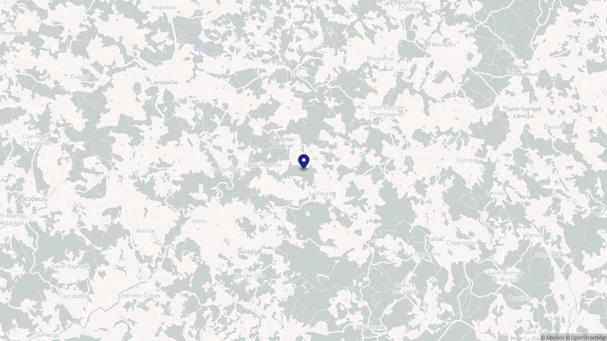 Aperçu cartographique de Saint-Mesmin, centré sur la commune