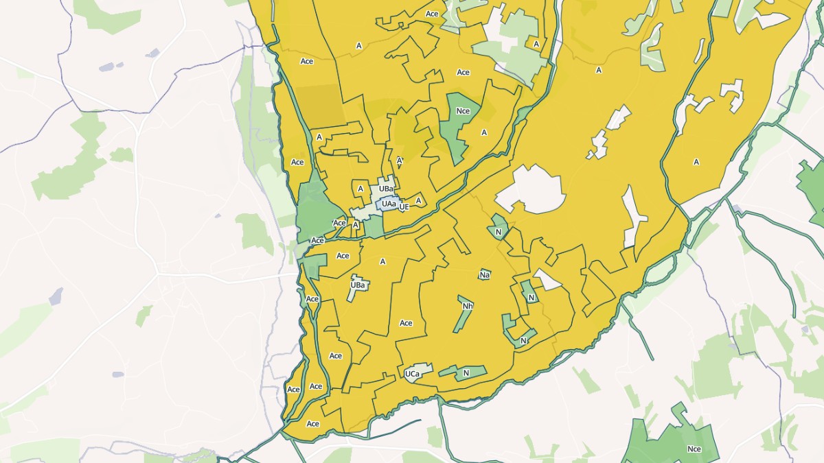 Aperçu cartographique de Saint-Paul-Lizonne, centré sur la commune